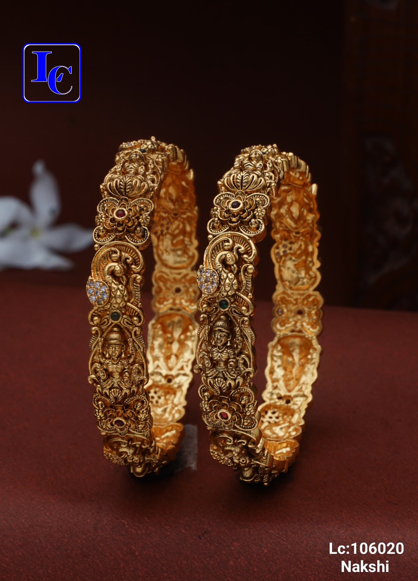Devangi Nakshi Bangles – Matte Finish Nakshi Bangles