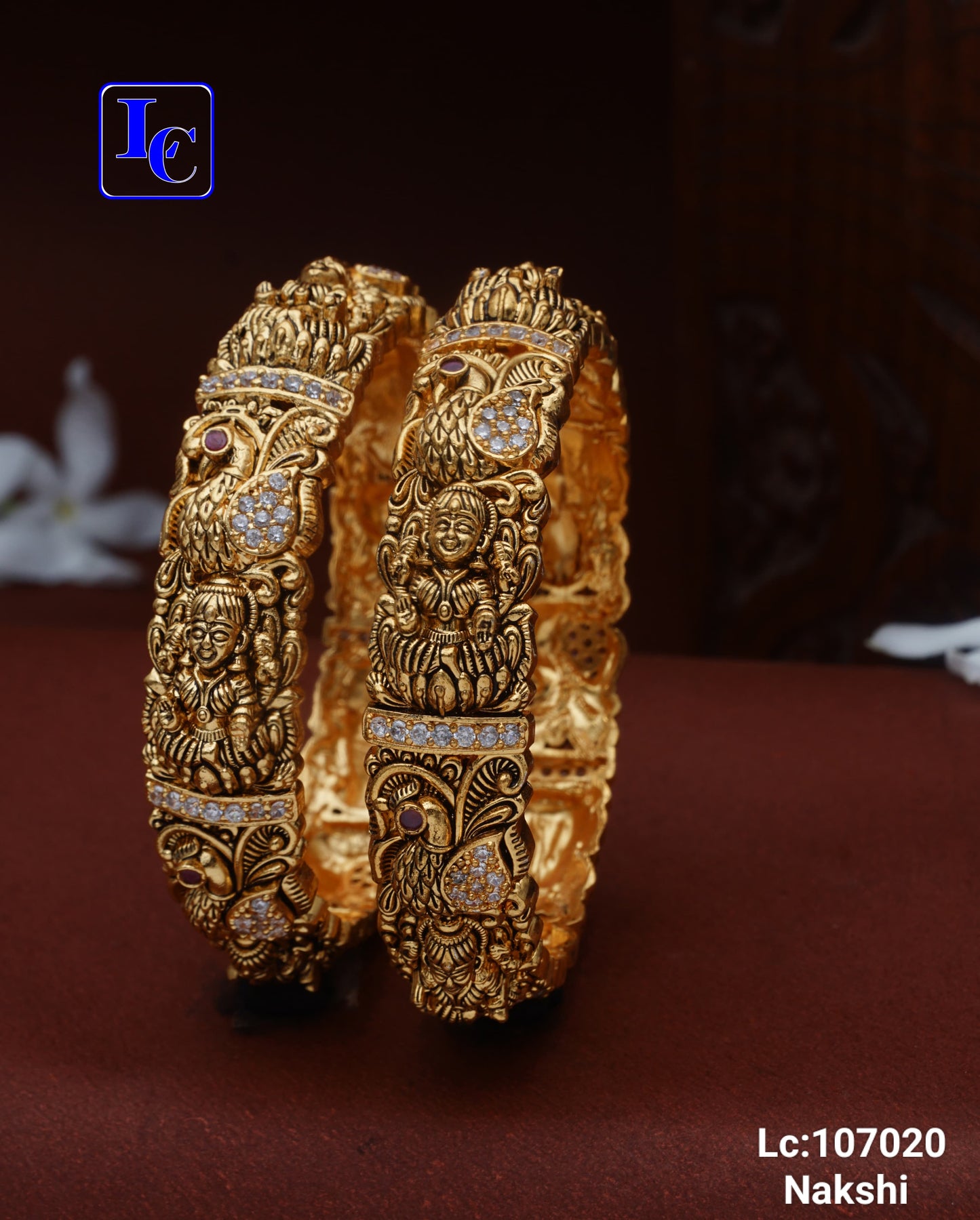 Ashta Lakshmi Nakshi Bangles – Matte Finish Nakshi Bangles