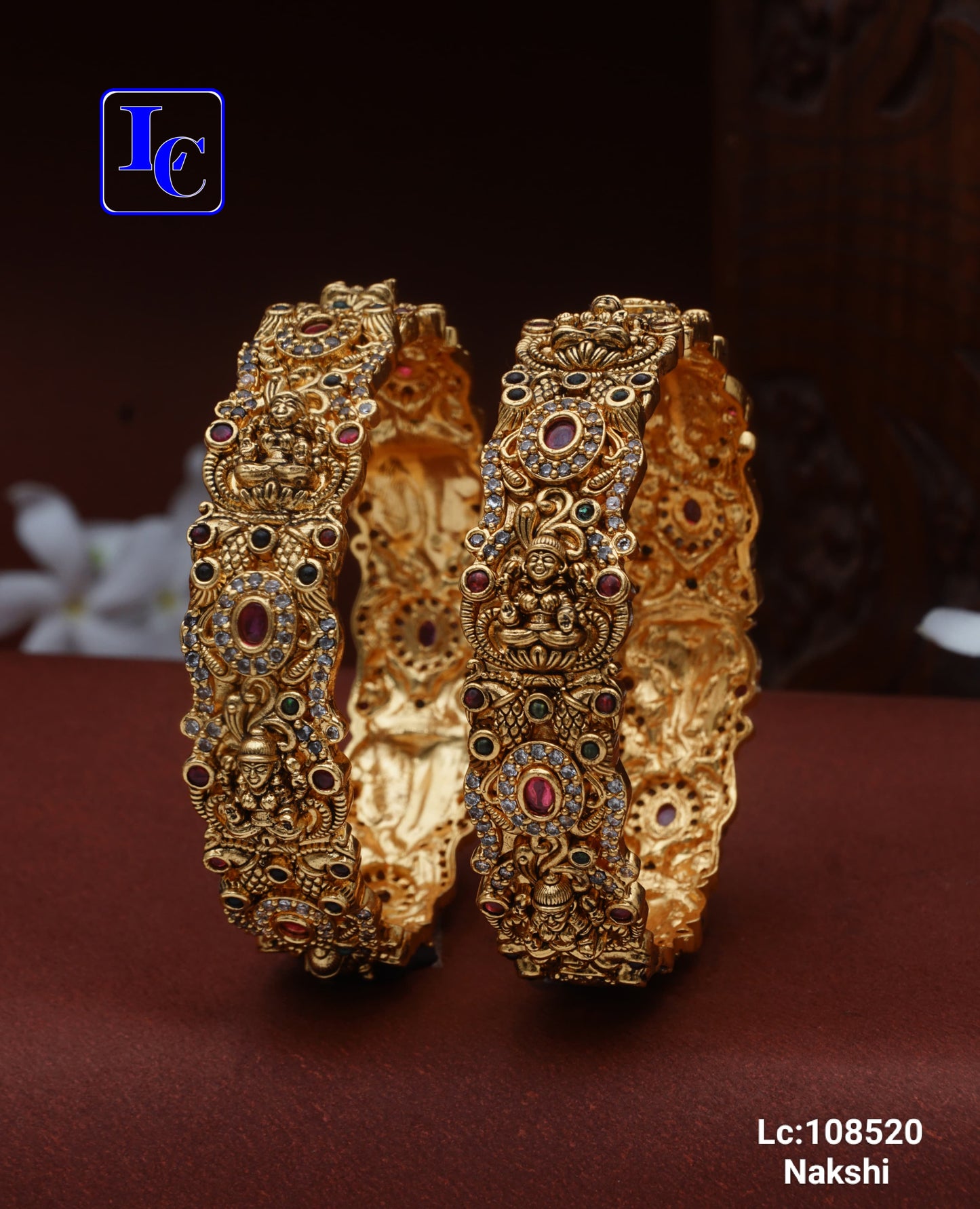 Eesha Nakshi Bangles – Matte Finish Nakshi Bangles