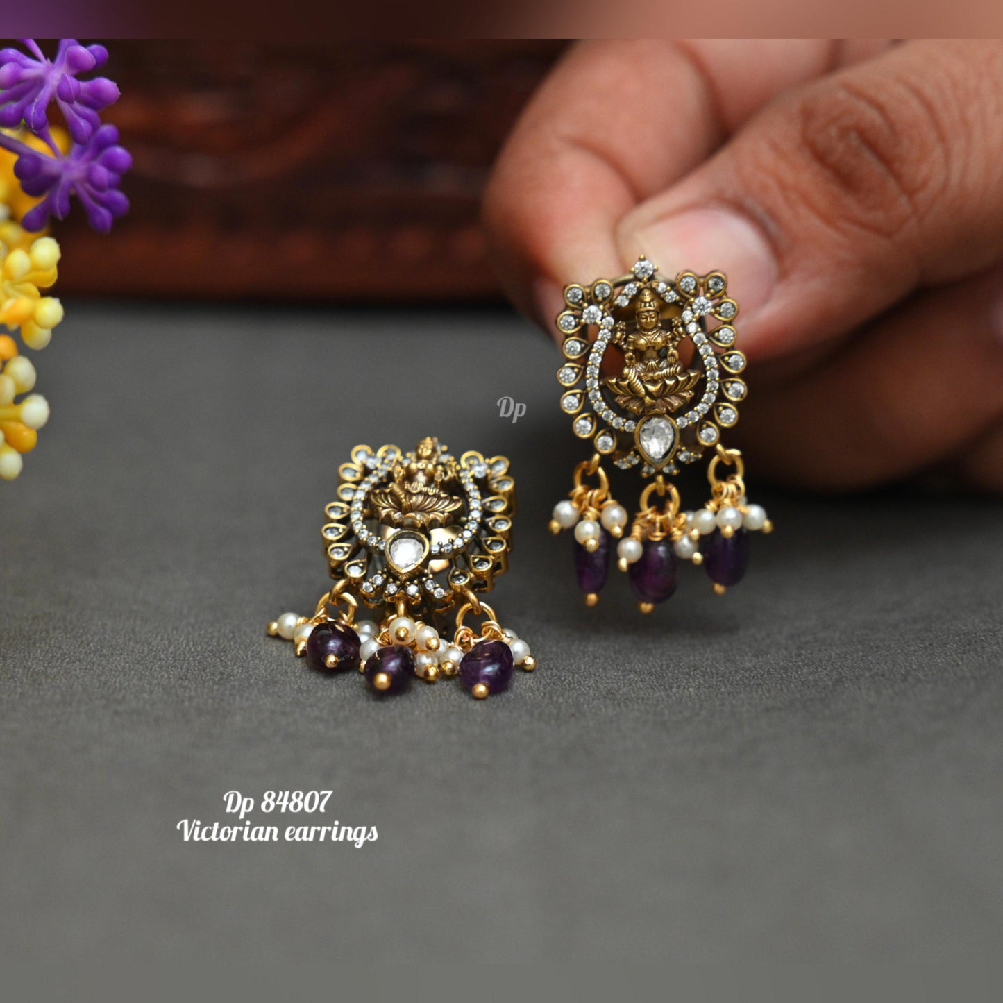 Lakshmi Victorian Earrings - TheFindify