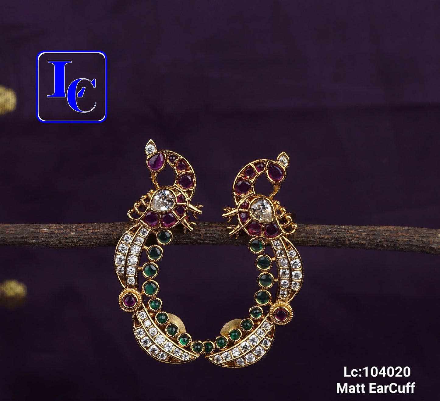 Peacock Design Earrings
