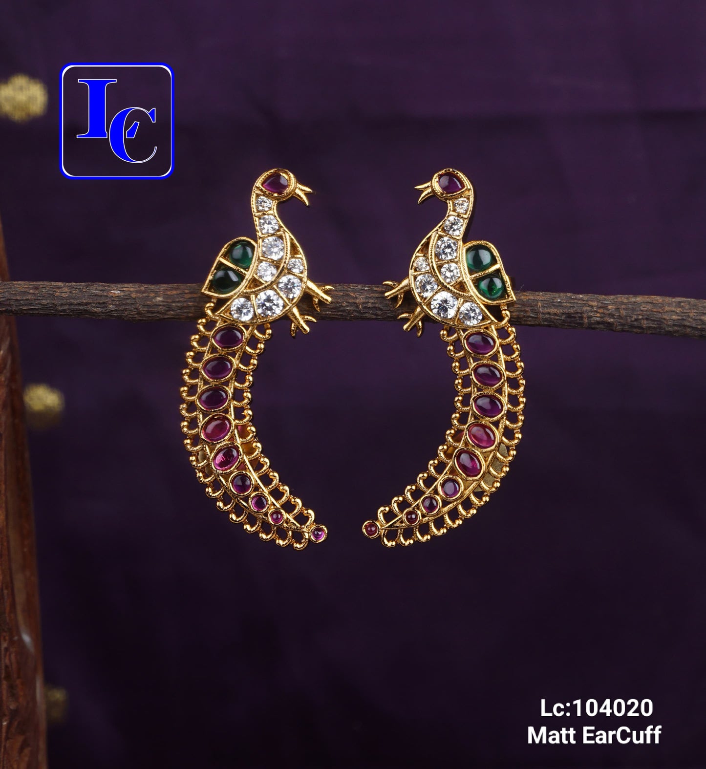 Peacock Design Earrings