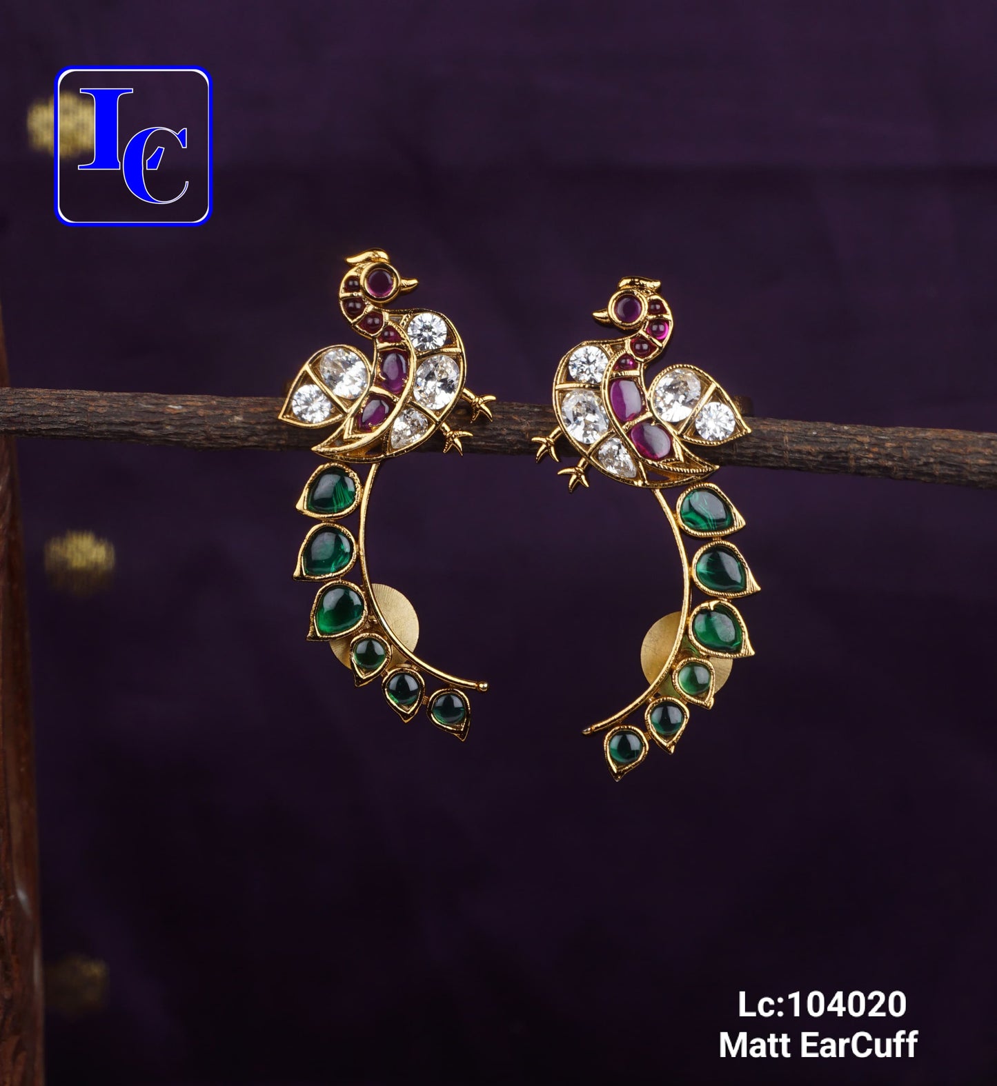 Peacock Design Earrings