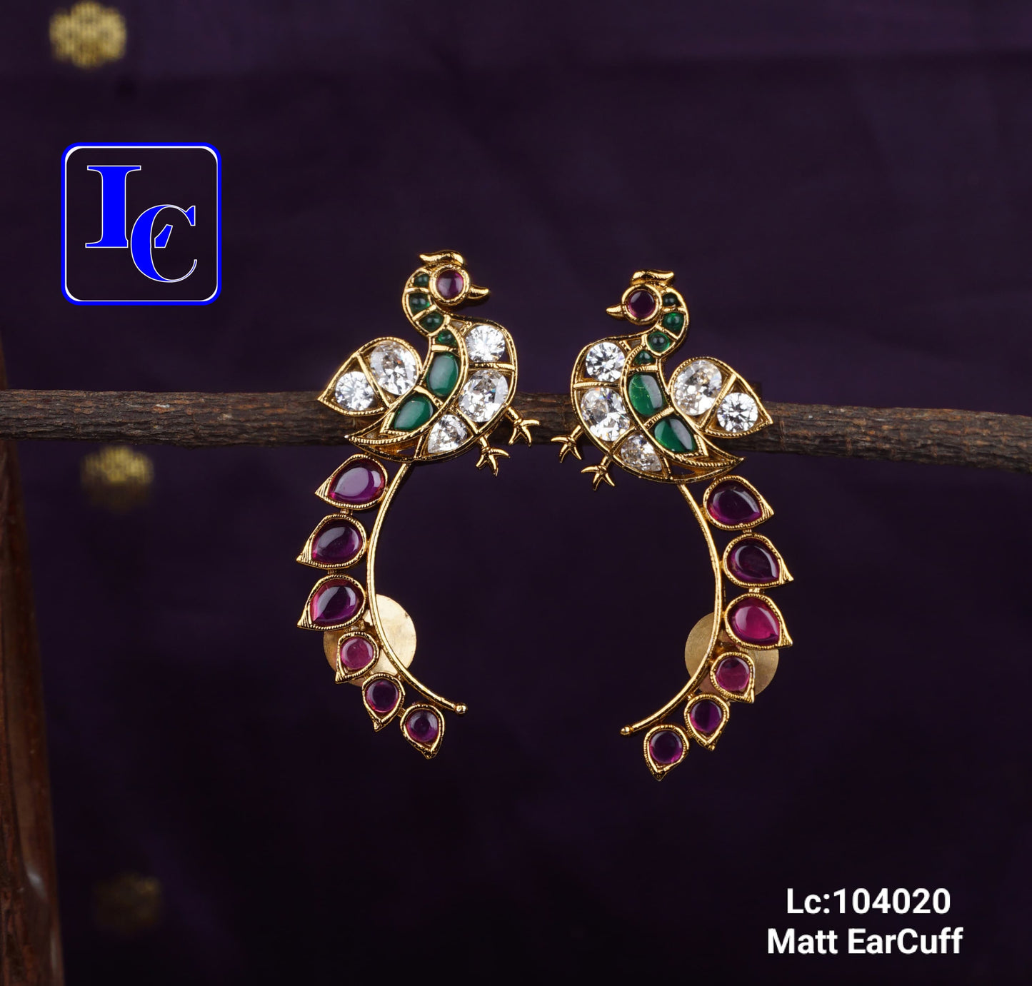 Peacock Design Earrings