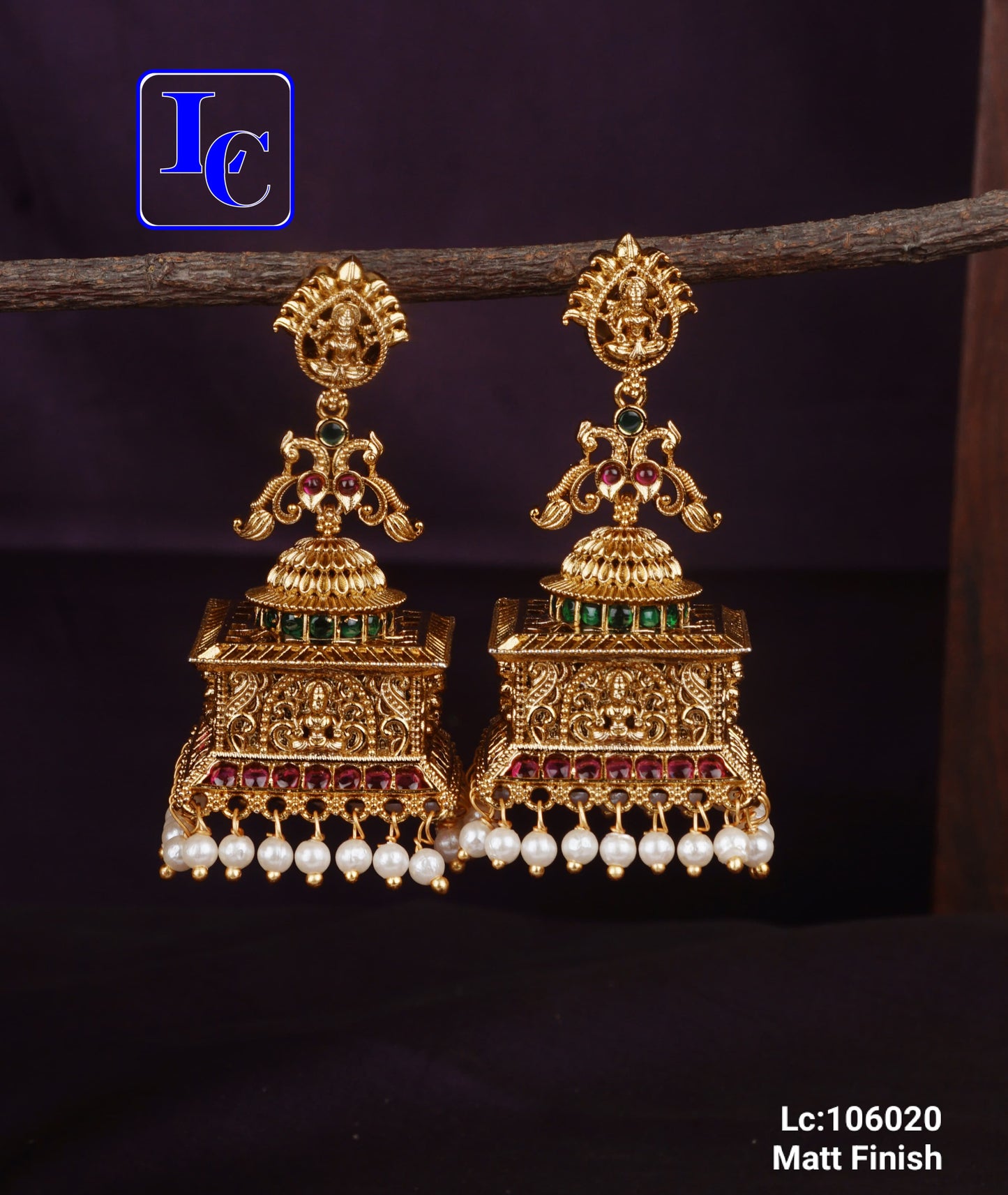 Imperial Gold Butta Earrings