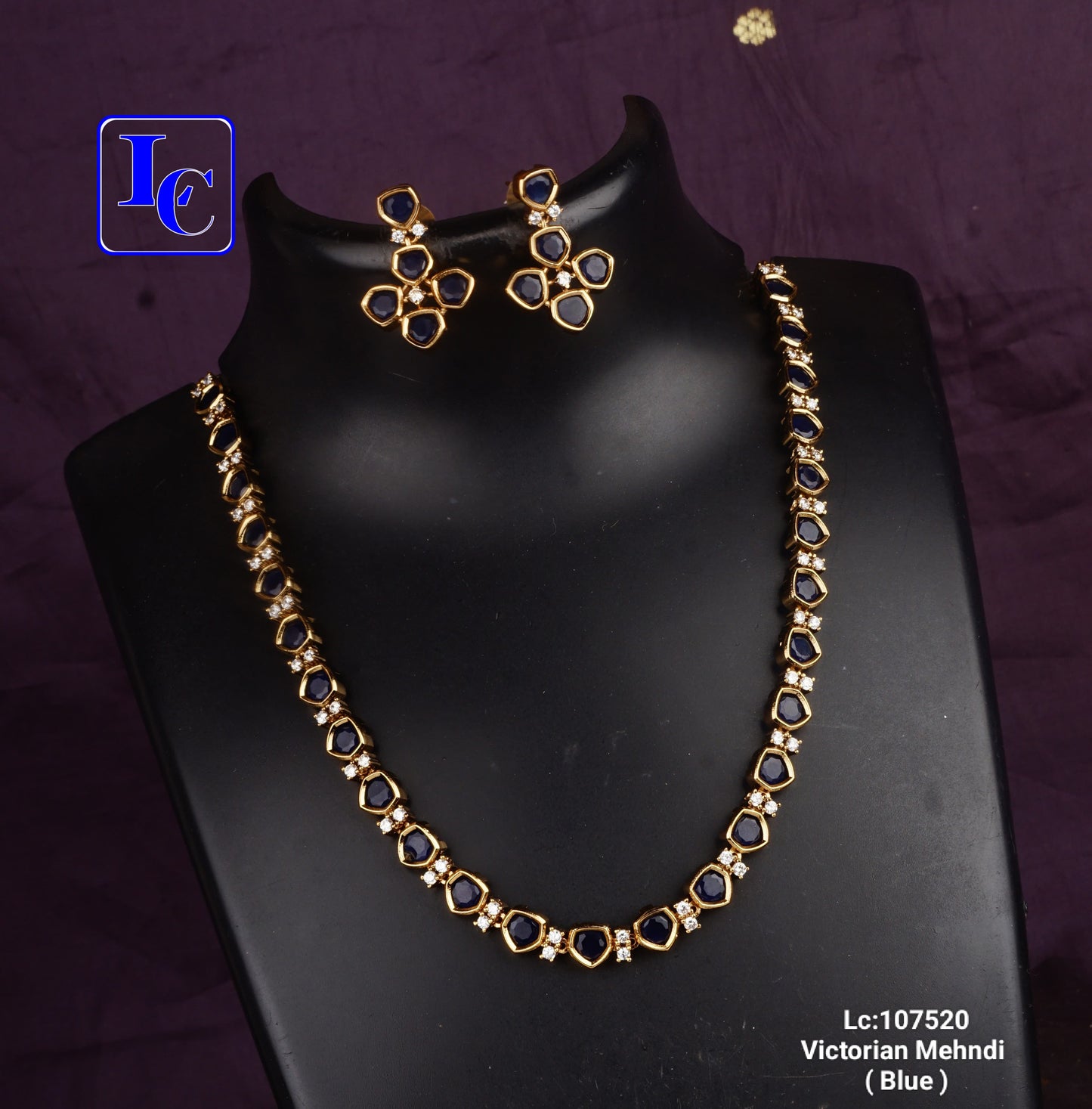 Finest Quality Victorian Mehndi Necklace Set - TheFindify