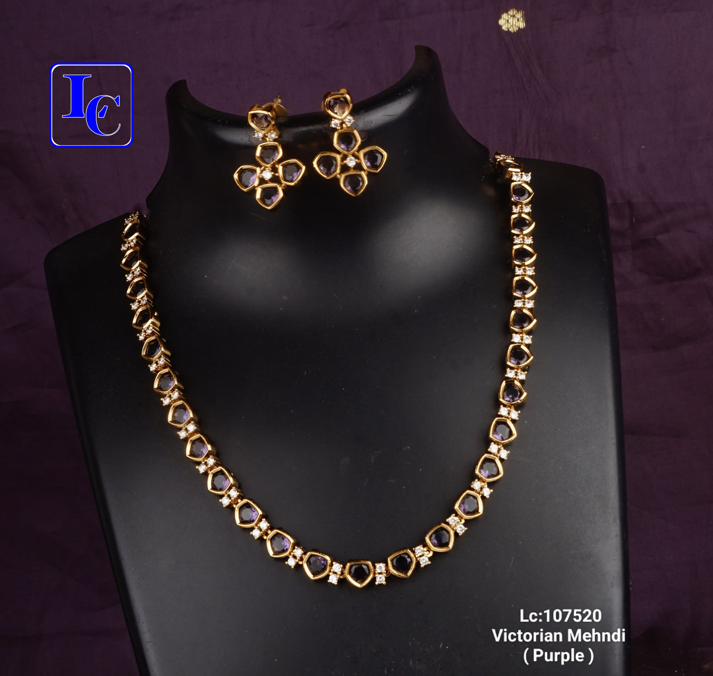 Finest Quality Victorian Mehndi Necklace Set - TheFindify