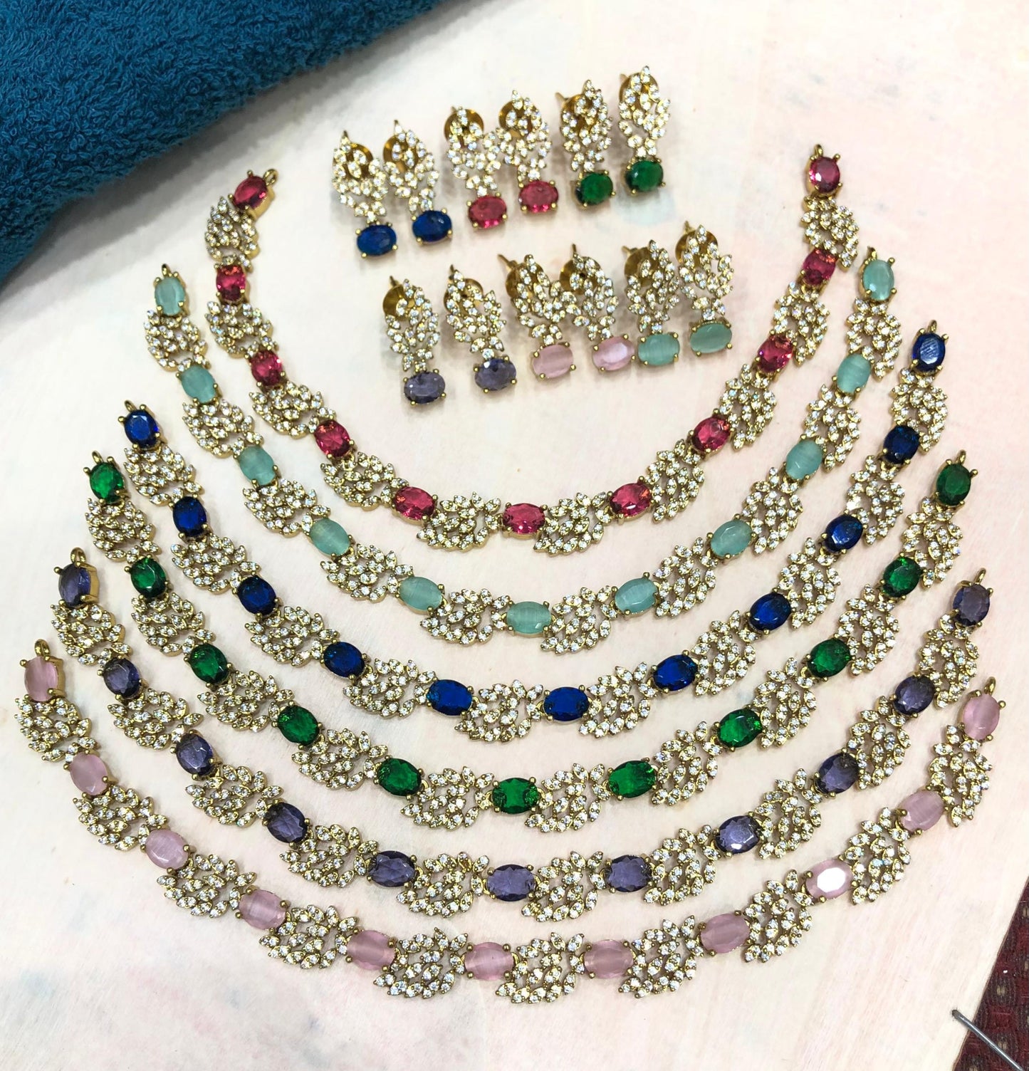 Sparkle Symphony Necklace Set
