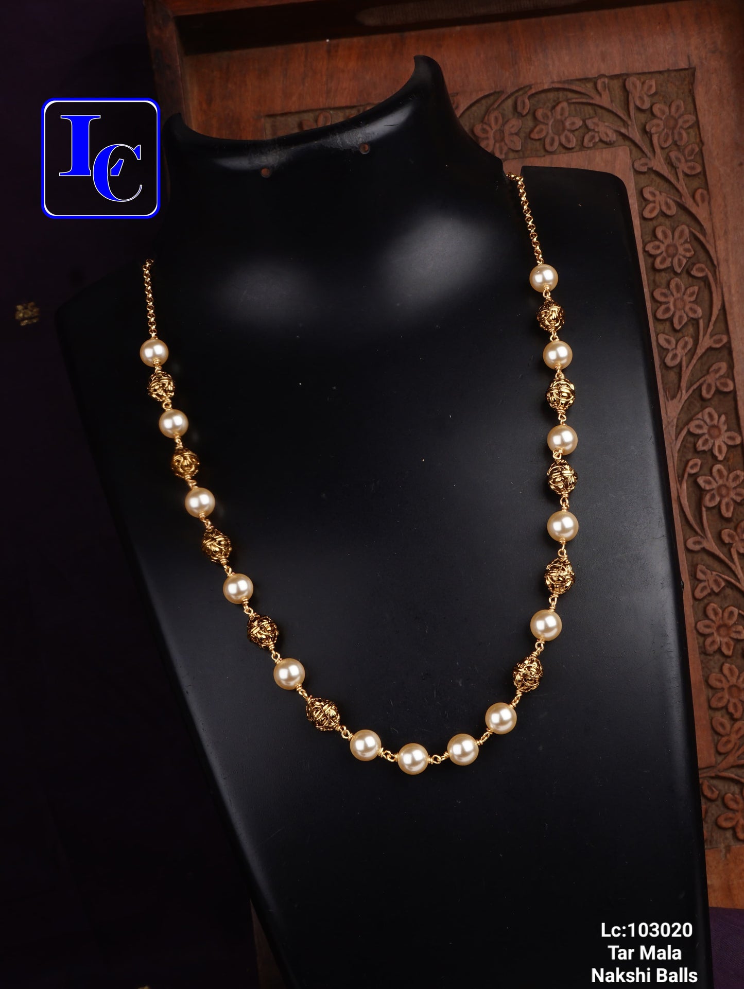 Tar Mala Nakshi Balls Necklace