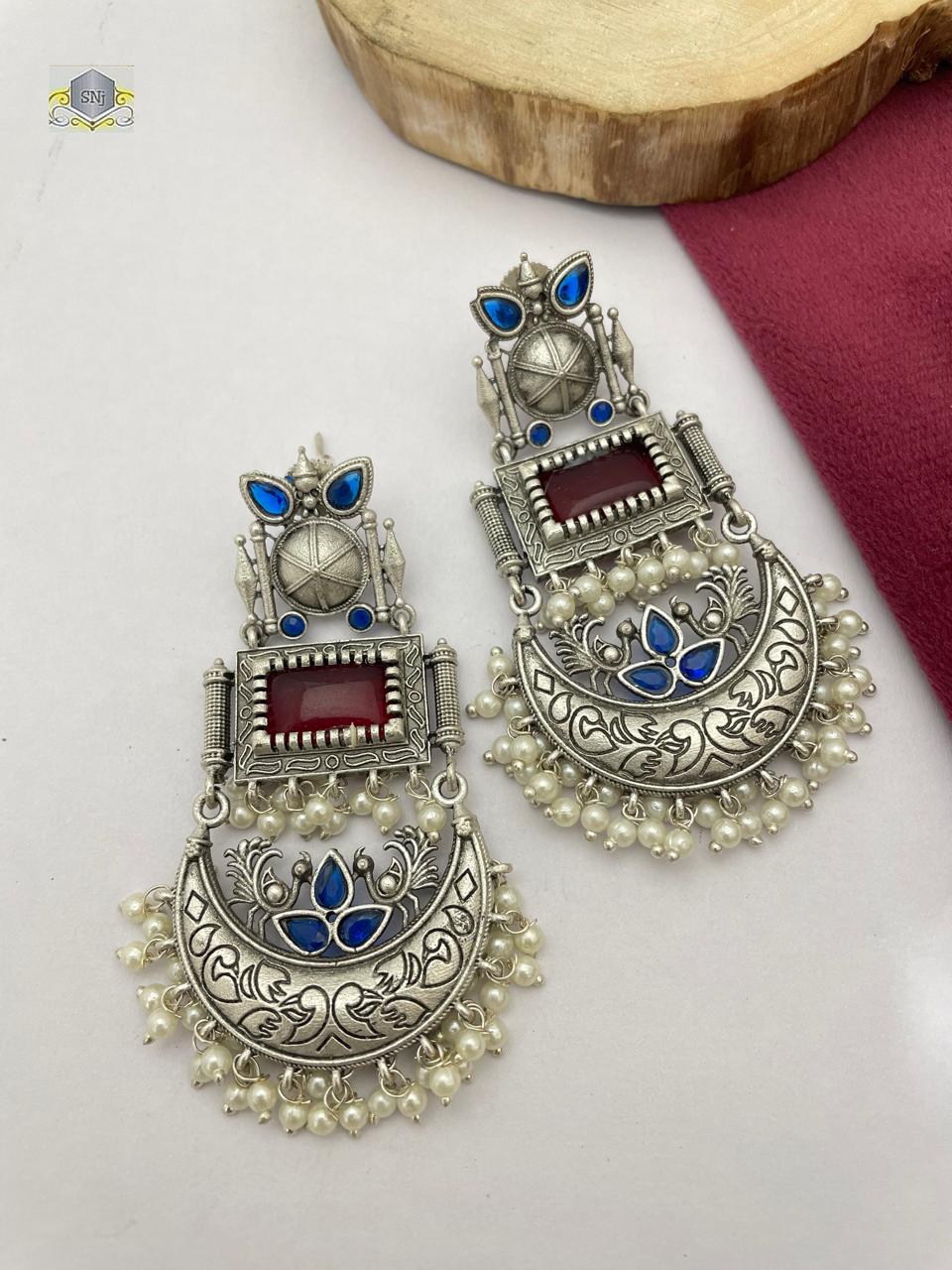 Oxidised Classic Earrings (BUY1 GET 1 FREE)