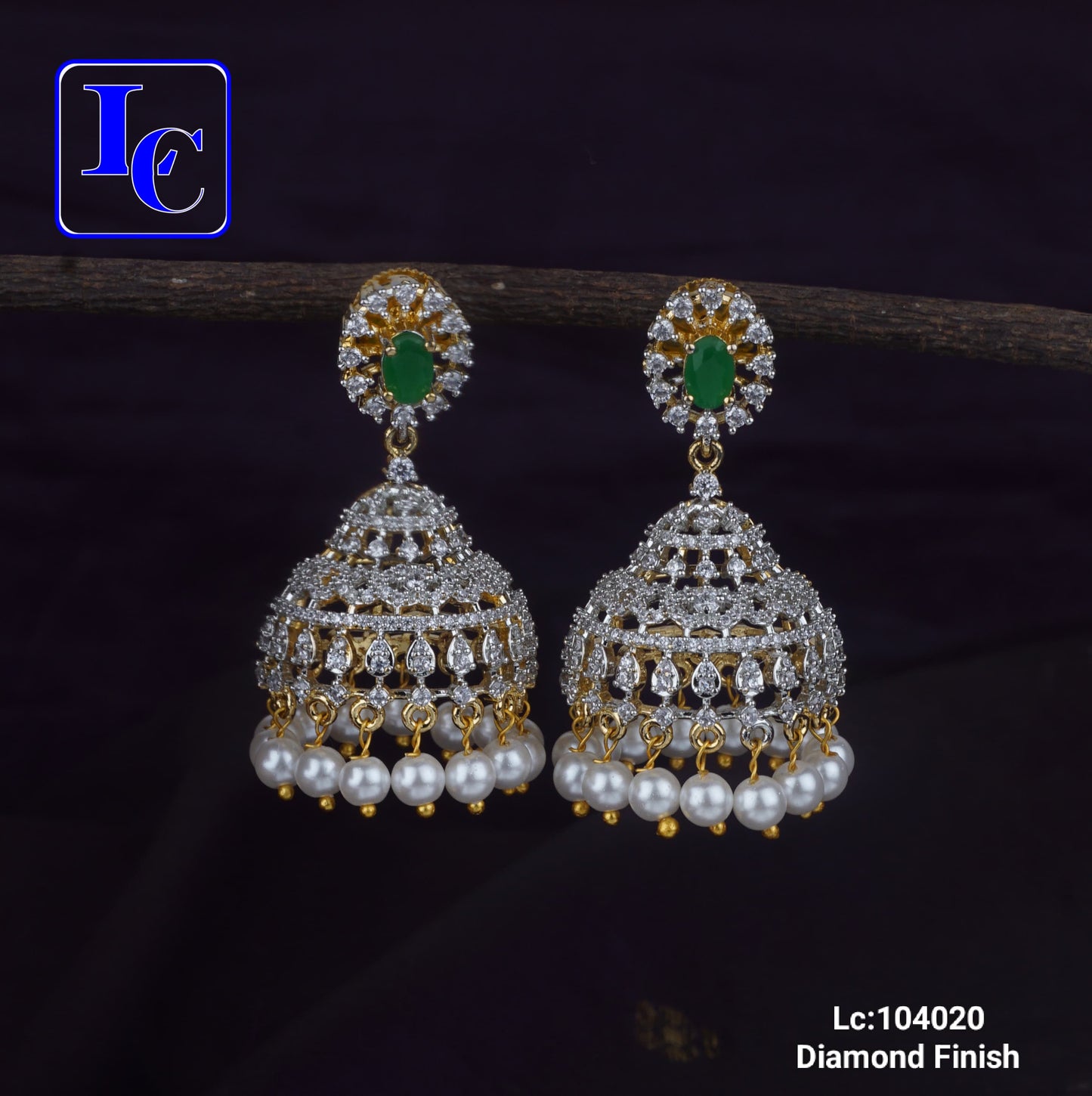 Lustrous Spark Diamond Drops Earrings