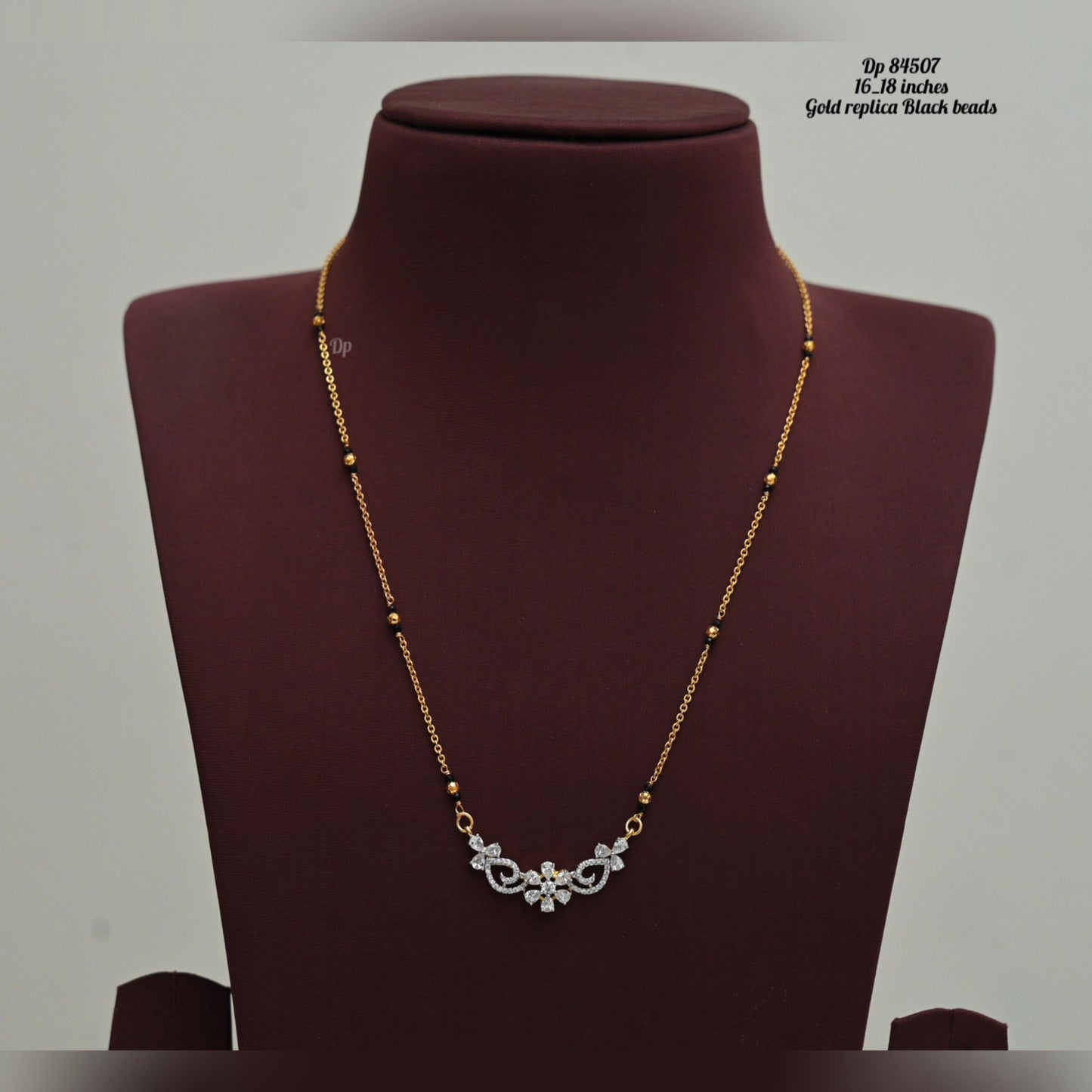 Zehra Charm with Black Beads - TheFindify