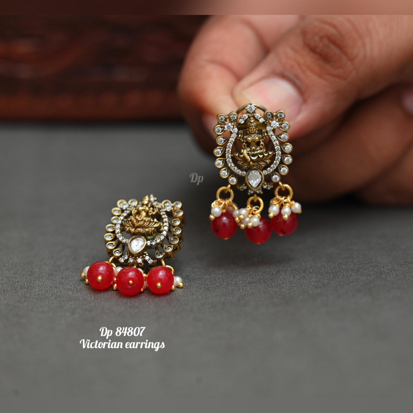 Lakshmi Victorian Earrings - TheFindify