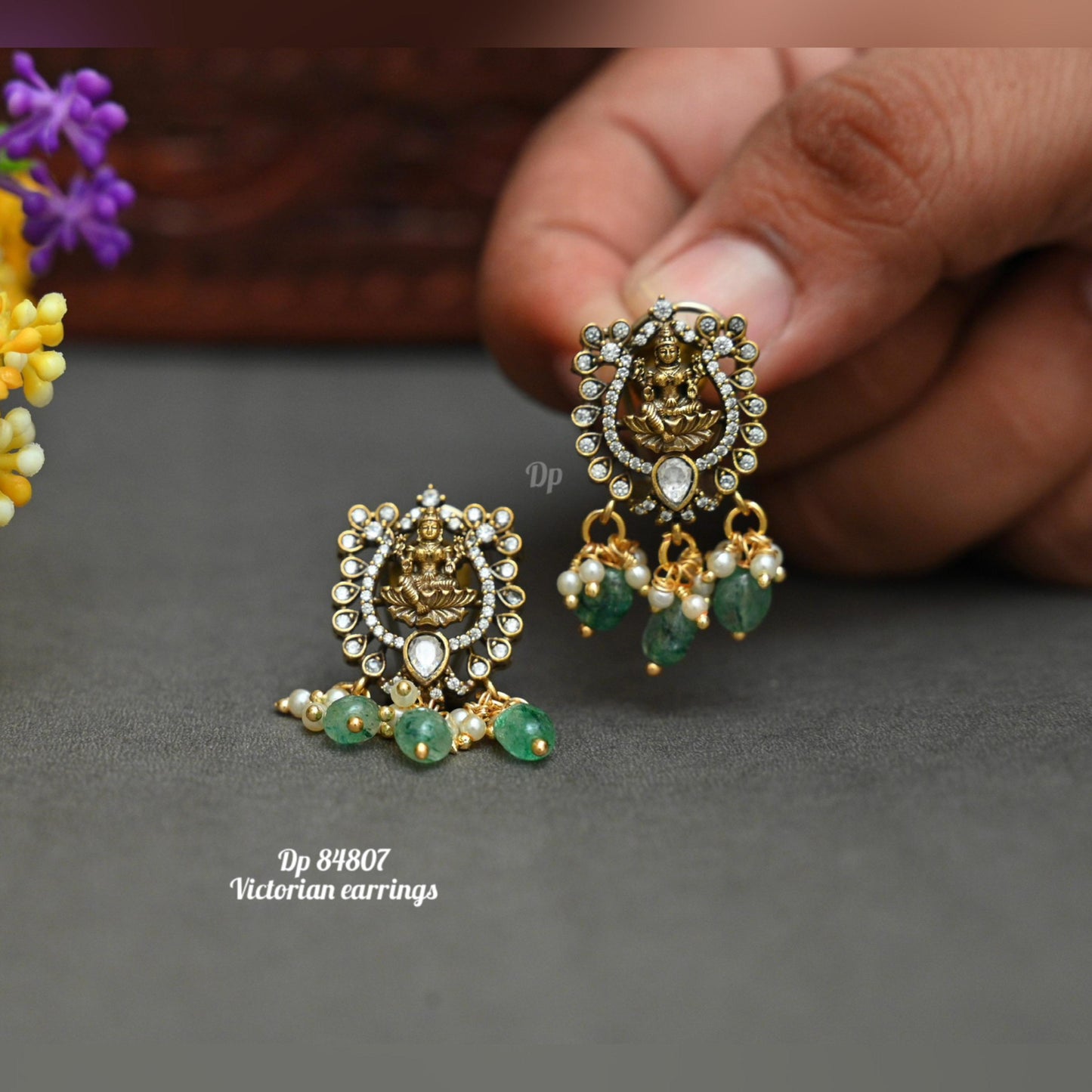 Lakshmi Victorian Earrings - TheFindify