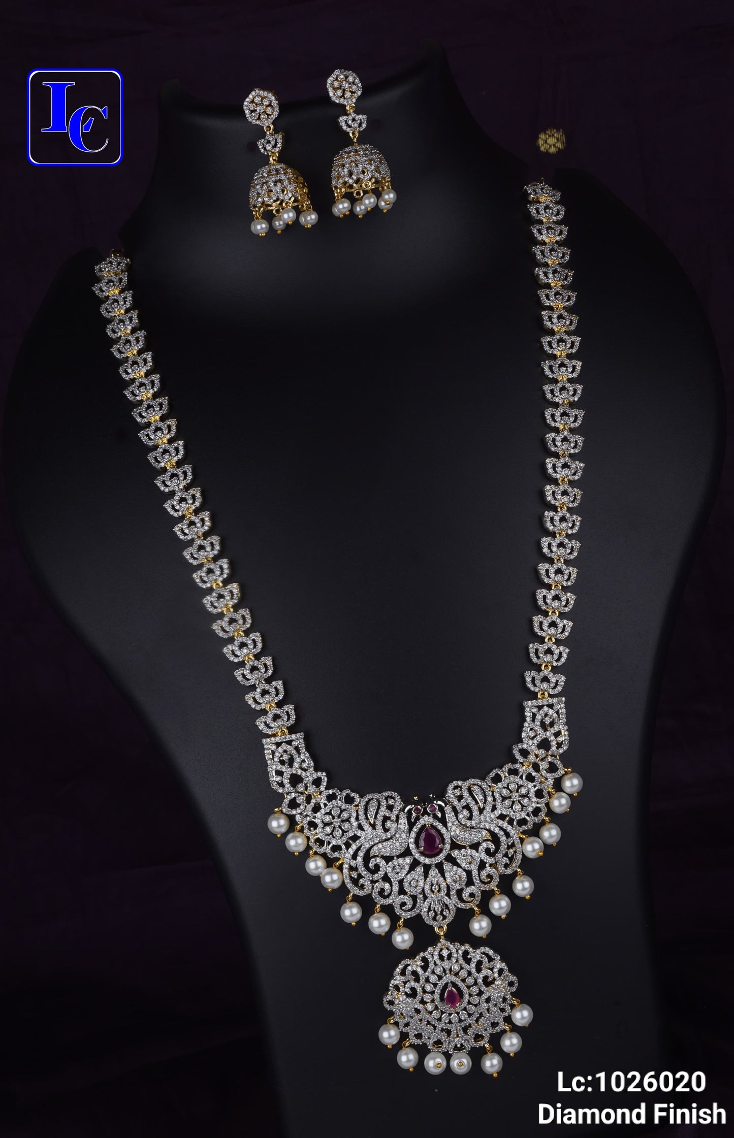 Nizam Elegance American Diamond Finish Necklace - TheFindify