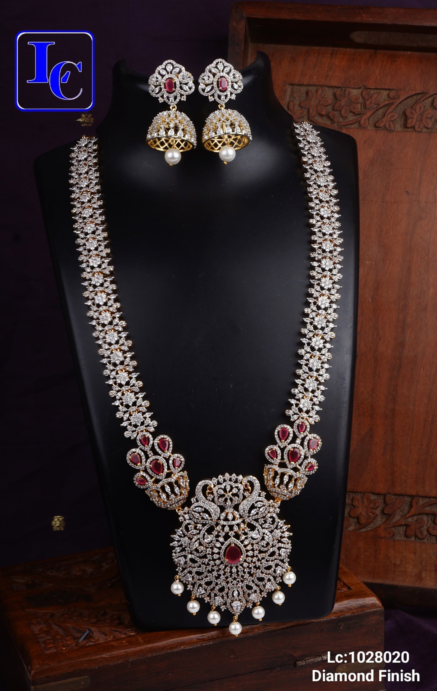 Rajkumari Shine American Diamond Necklace - TheFindify
