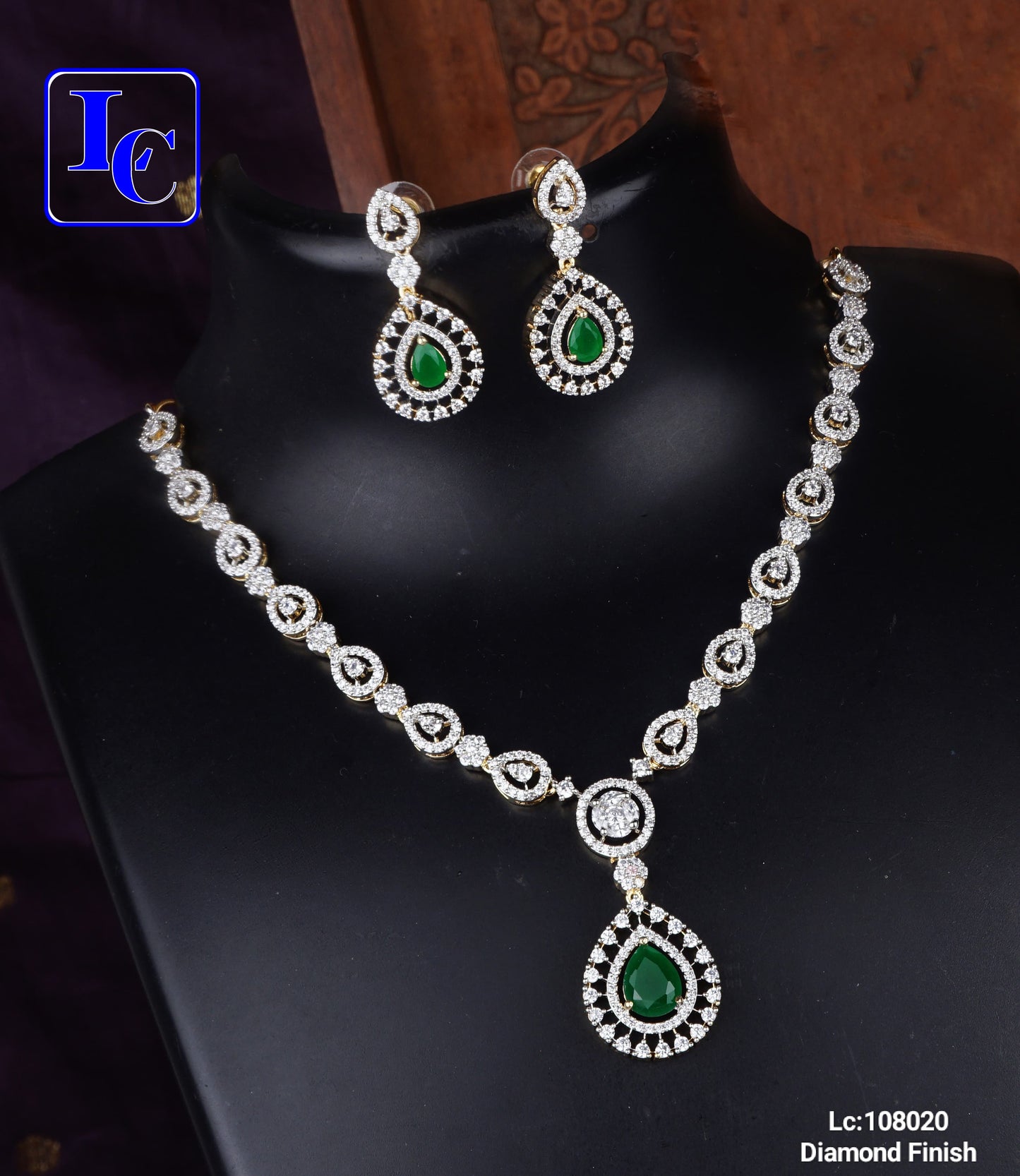 EverGleam Diamond Finish Necklace Set - TheFindify