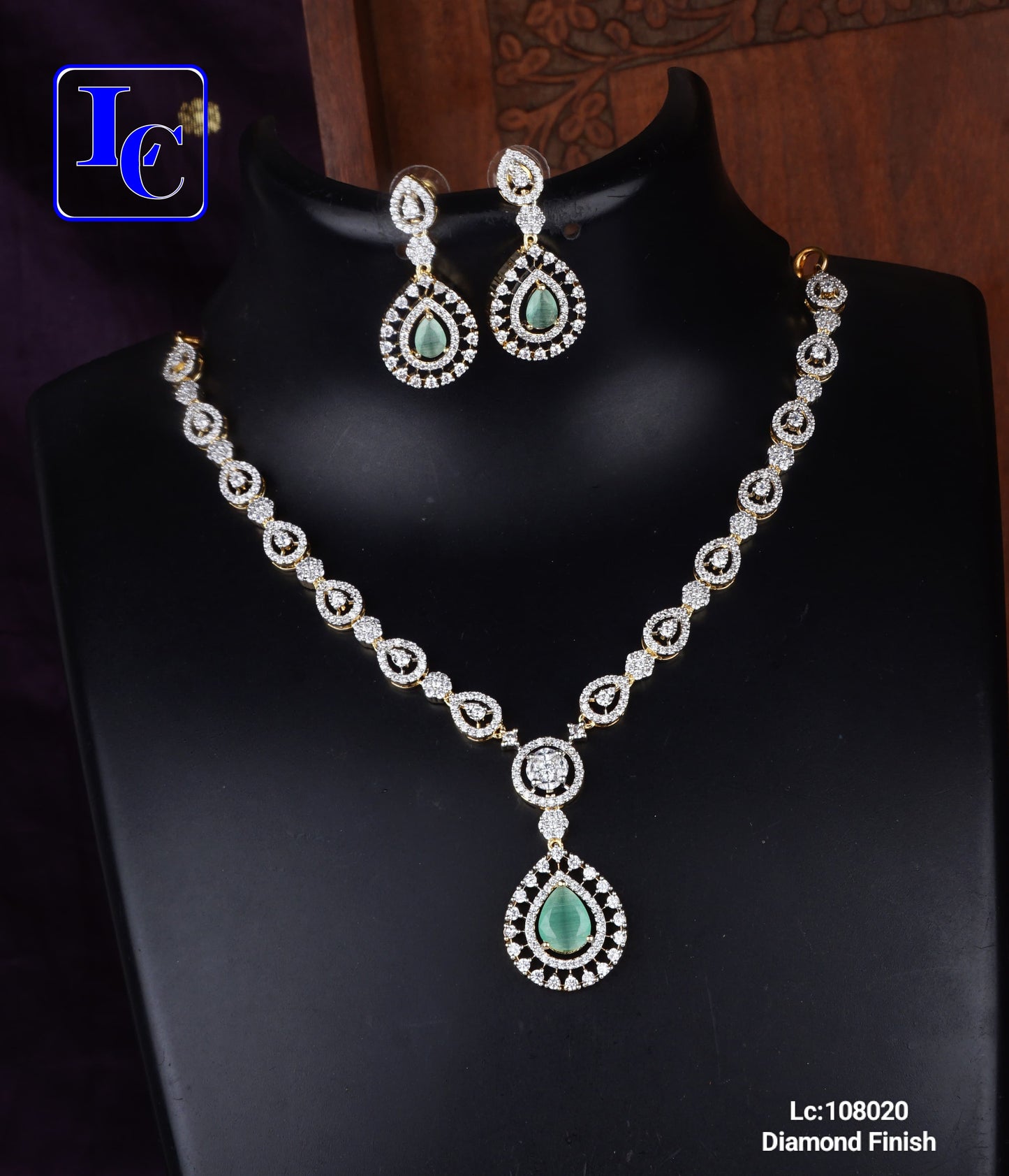 EverGleam Diamond Finish Necklace Set - TheFindify