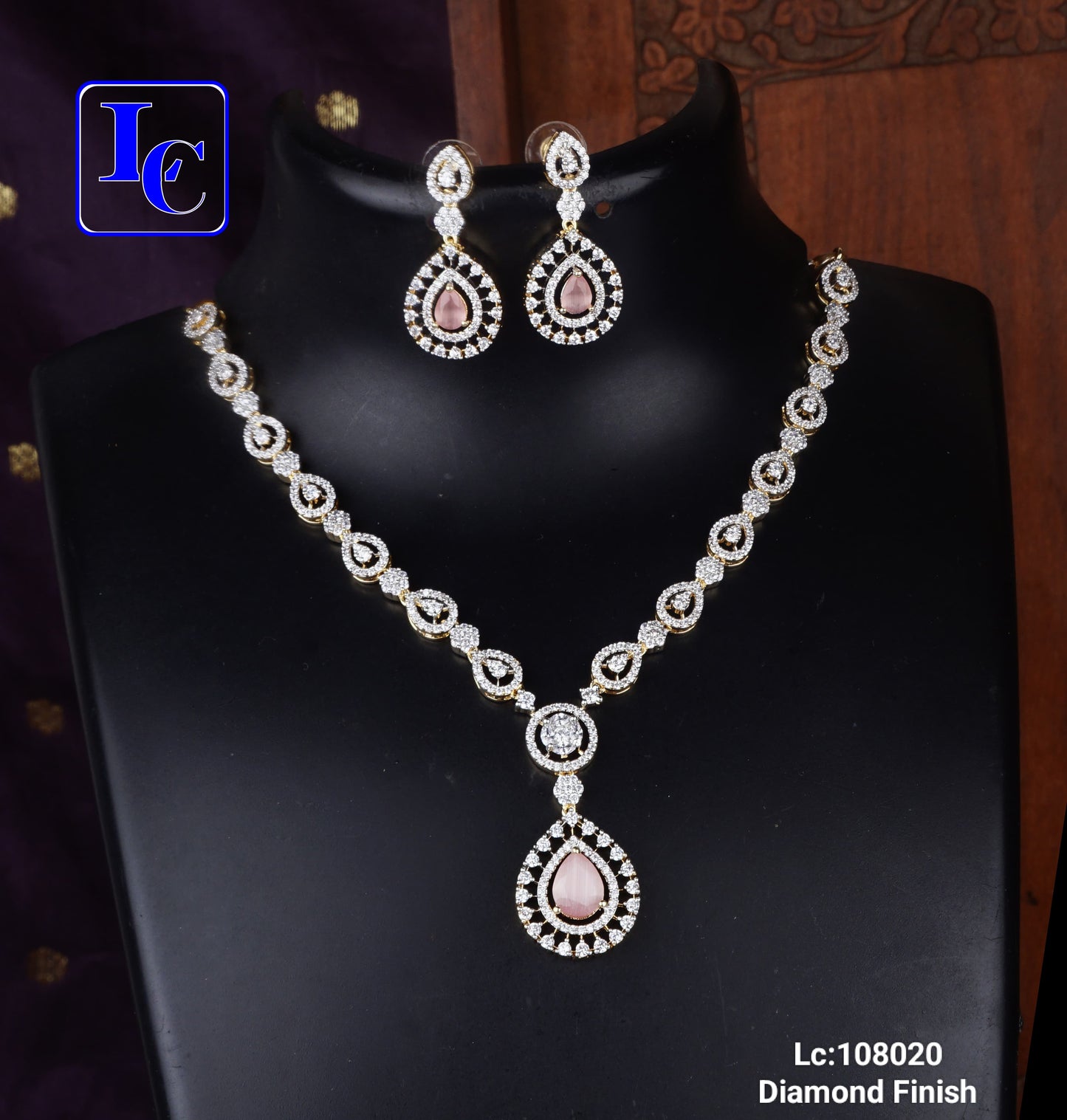 EverGleam Diamond Finish Necklace Set - TheFindify