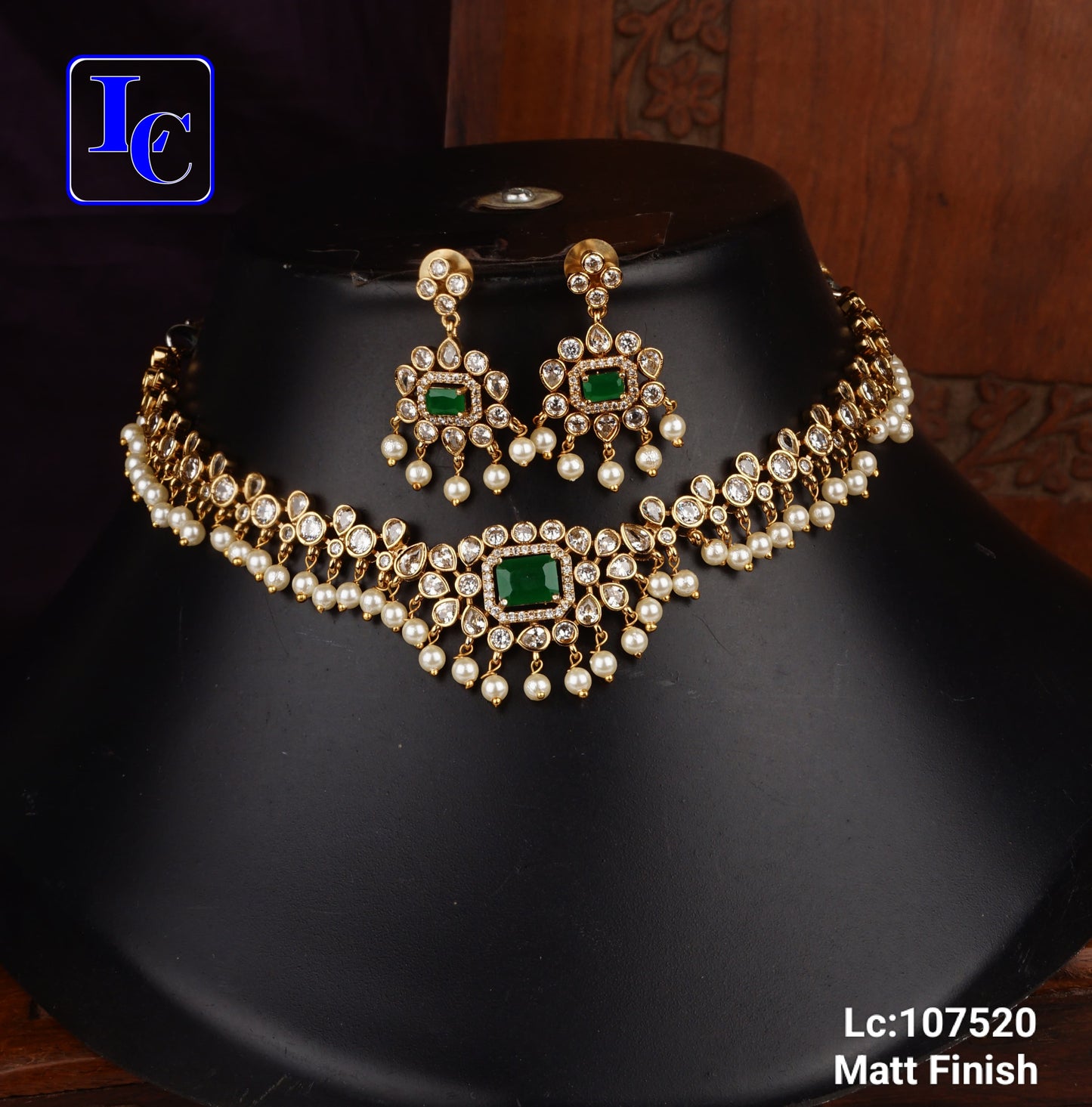 Rani Riwaaz Pearl Chocker Set - TheFindify