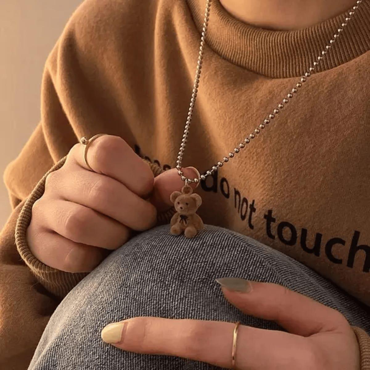 Teddy Bear Necklace - TheFindify