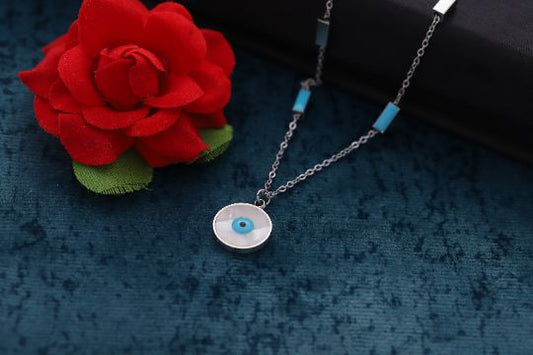 Twilight Gleam Eye pendant Chain