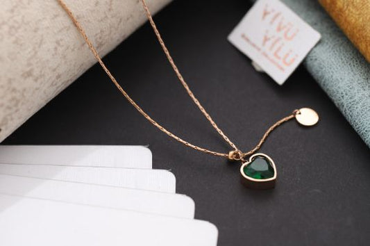 Luminous Charm Love Pendant Chain