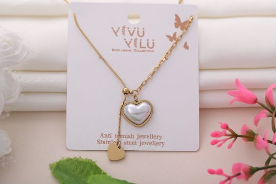 Golden Love Pendant Chain