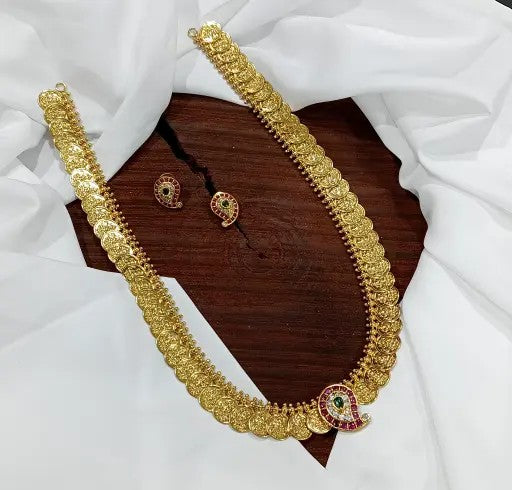 Mango Kasulaperu Necklace With Earrings - TheFindify