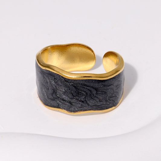 Retro Gold Open Ring