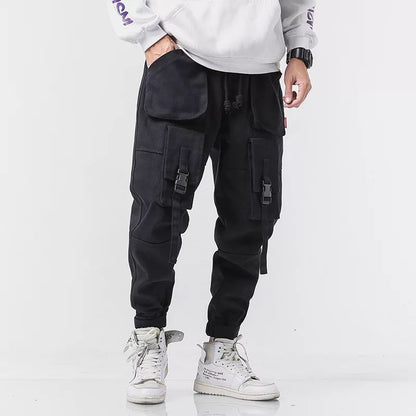 Men's Loose Hip Hop Strappy Overalls