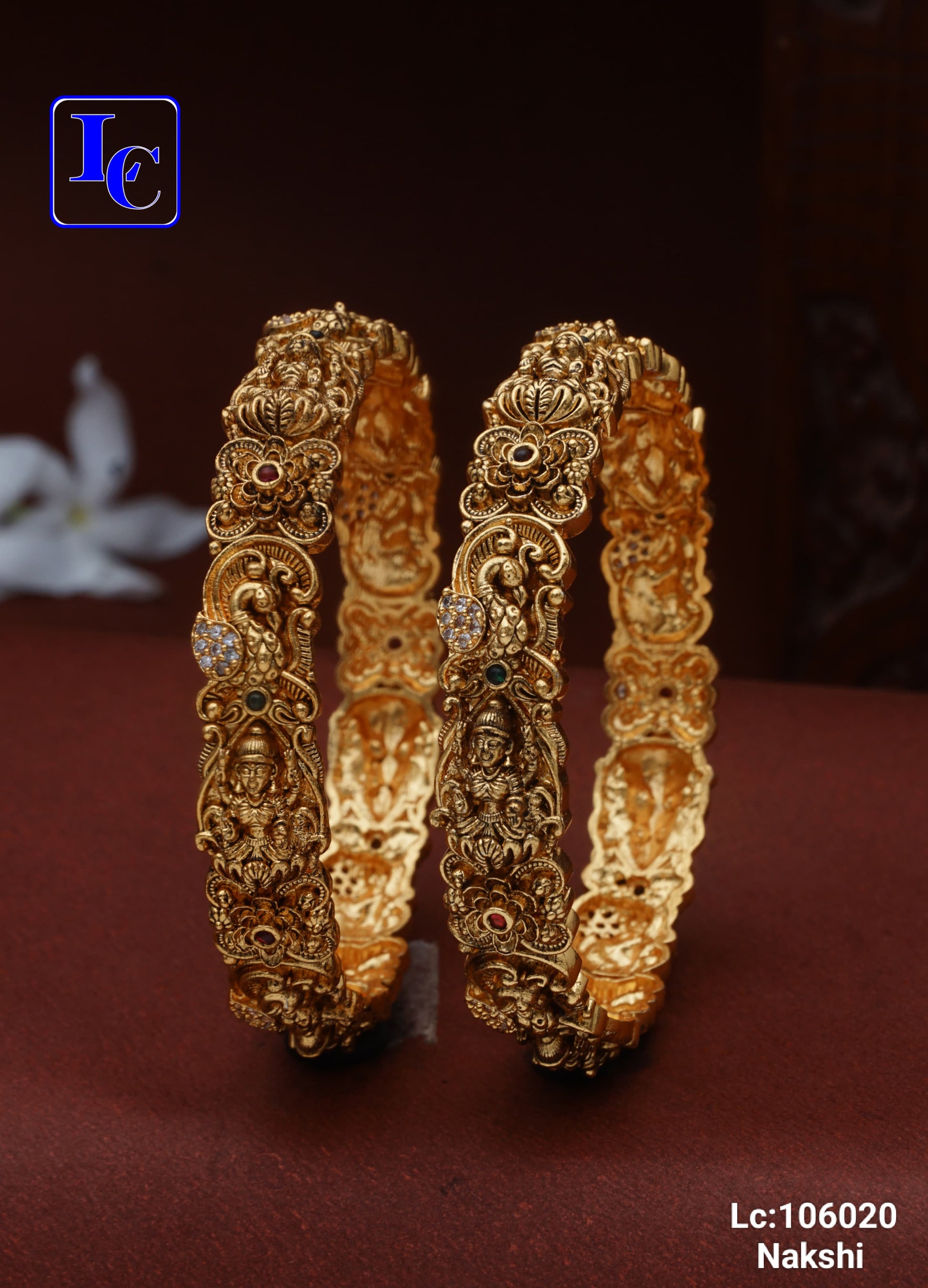 Devangi Nakshi Bangles – Matte Finish Nakshi Bangles