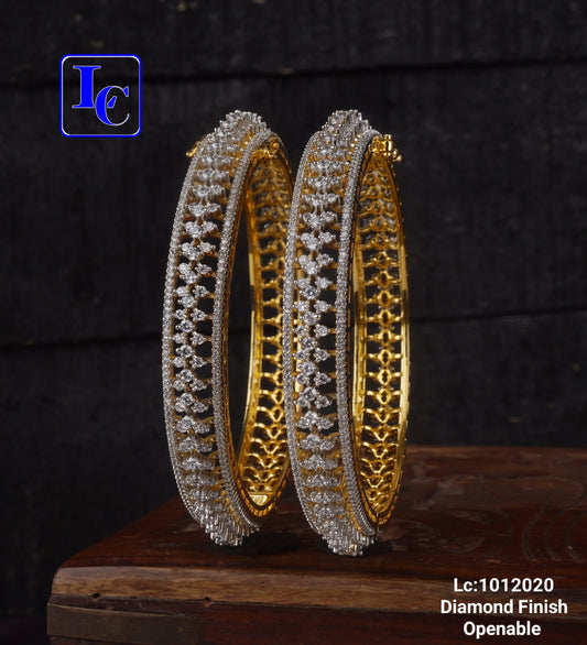 TwinkleTales Diamond Finish Bangles - TheFindify