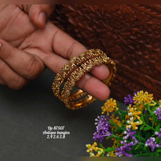 Elephant Antique Bangles - TheFindify