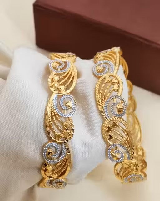 Gold Plated Fancy Bangles
