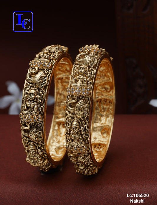 Kumudini Nakshi Bangles – Matte Finish Nakshi Bangles