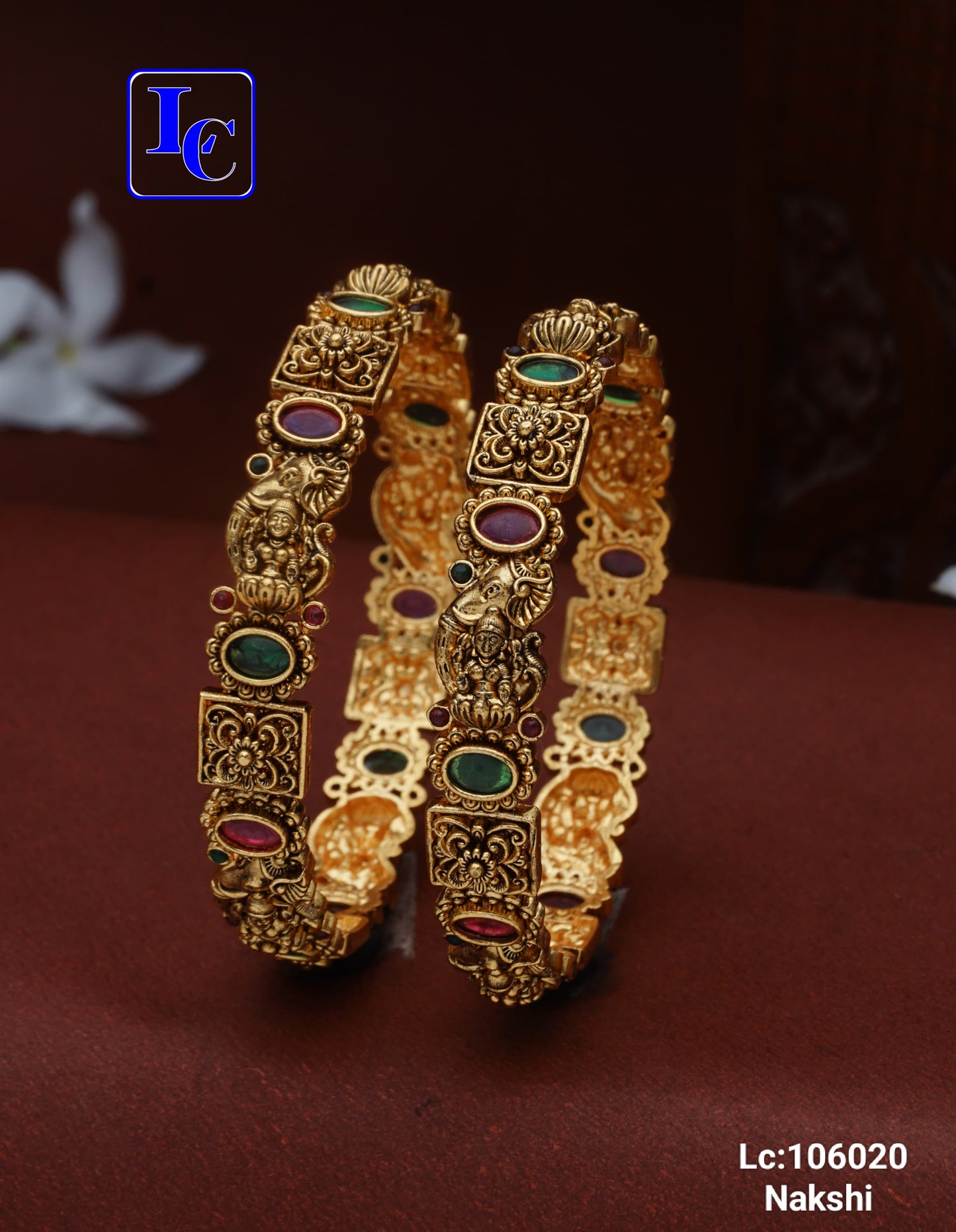 Hadisha Multi-Color Nakshi Bangles – Matte Finish Nakshi Bangles