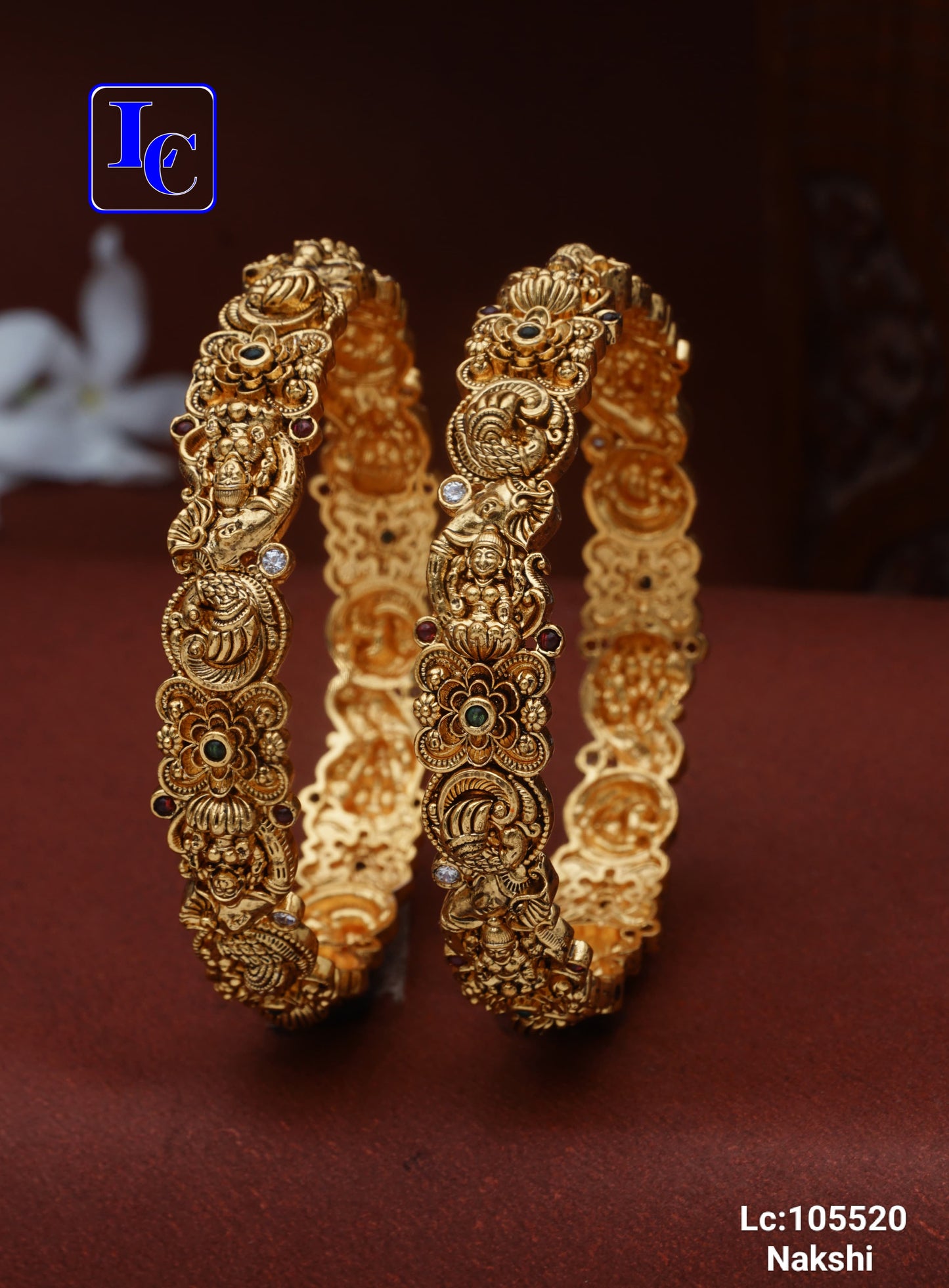 Radhakrishna Nakshi Bangles – Matte Finish Nakshi Bangles