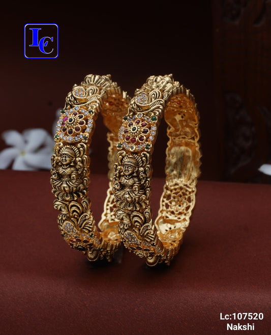 Nakshi Noor Bangles – Matte Finish Nakshi Bangles