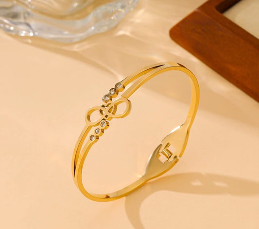 Infinity Golden Bracelet