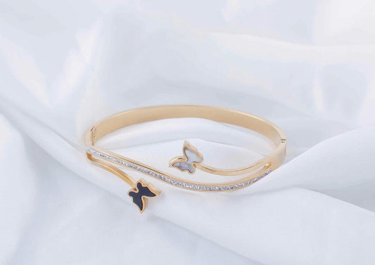 Glimmering Grace Butterfly Bracelet