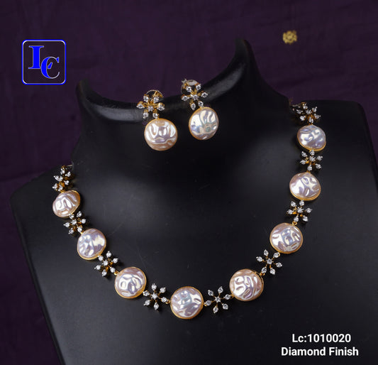 Ocean Pearl Necklace Set - TheFindify