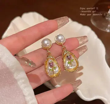 Pearl Statement Earrings - TheFindify