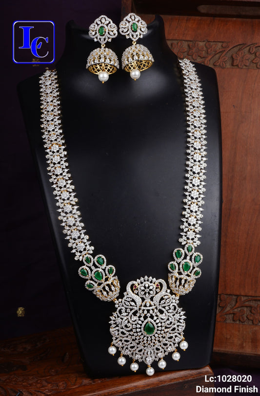 Rajkumari Shine American Diamond Necklace - TheFindify