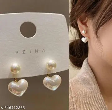 THEFINDIFY's Milky Love Drop Earrings - TheFindify