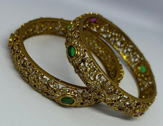 Traditional Bangles one gram gold bridal bangles