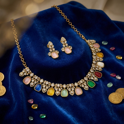 Victorian Short Necklace – Luxury Vintage Statement Jewelry