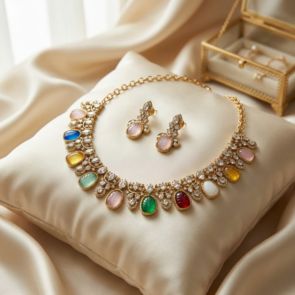 Victorian Short Necklace – Luxury Vintage Statement Jewelry