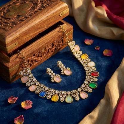 Victorian Short Necklace – Luxury Vintage Statement Jewelry