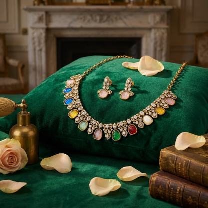 Victorian Short Necklace – Luxury Vintage Statement Jewelry